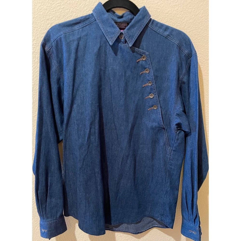 Rocky Mountain clothing denim button top